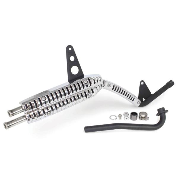 SP武川 (SPタケガワ) スクランブラーマフラー リフトアップ スーパーカブ110/クロスカブ11...