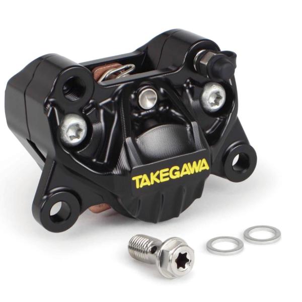 SP武川 (SPタケガワ) アルミビレット2POTキャリパー(ブラック) ピッチ84mm/ピストンΦ...