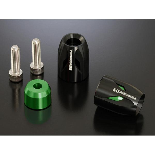 YOSHIMURA (ヨシムラ) ハンドルバーエンド High Line(ライムグリーン) カワサキ...