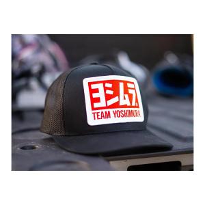 ヨシムラ USヨシムラキャップ Team Snapback Trucker Hat Black 90...