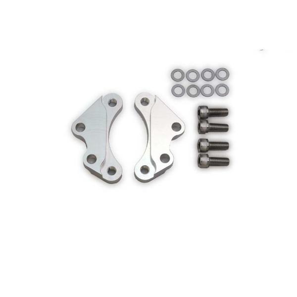 Plot (プロト) キャリパーサポート [ブレンボ40mmピッチ] シルバー ダブルディスク PC...