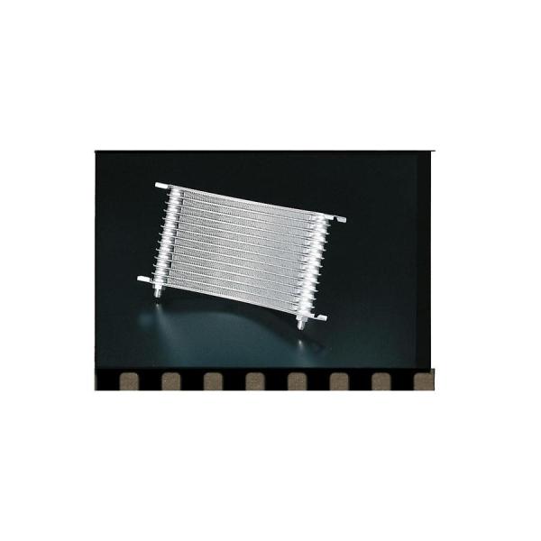 Plot (プロト) オイルクーラーコア [ラウンド] [段数/ホースサイズ] 13段/#6 シルバ...