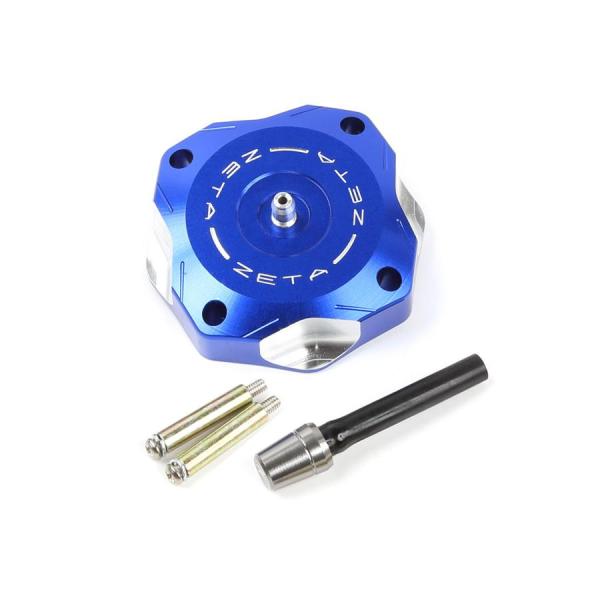 ジータ ガスキャップ トレール用 ブルー DT/SEROE225/TT250R/WR/RMX250S...