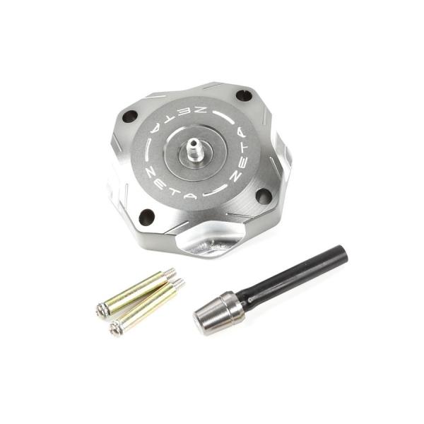 ジータ ガスキャップ トレール用 チタンカラー DT/SEROE225/TT250R/WR/RMX2...