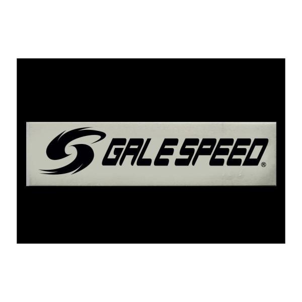 GALE SPEED (ゲイルスピード) ロゴステッカー 抜き ブラック文字 180mm GALE ...