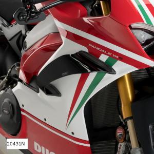 Puig(プーチ) サイドダウンフォーススポイラーRACE ブラック パニガーレ PANIGALE V2 PANIGALE V4 PANIGALE V4S 20431N｜plotonlinestore