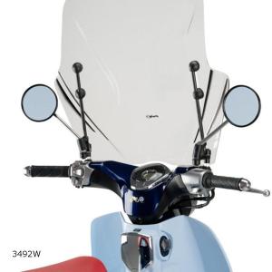 Puig(プーチ) ウインドシールドT.X.クリア スーパーカブ C125 Windshield T.X. 3492W｜plotonlinestore