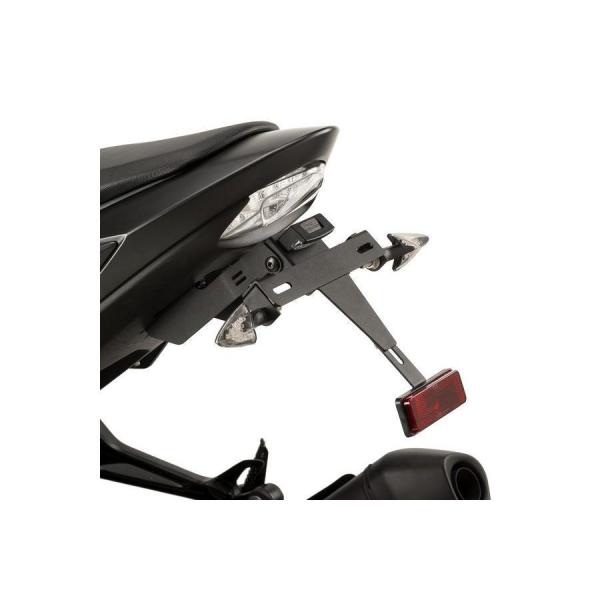 Puig(プーチ) ライセンスサポート ブラック スチール GSX-S750 フェンダーレスキット ...