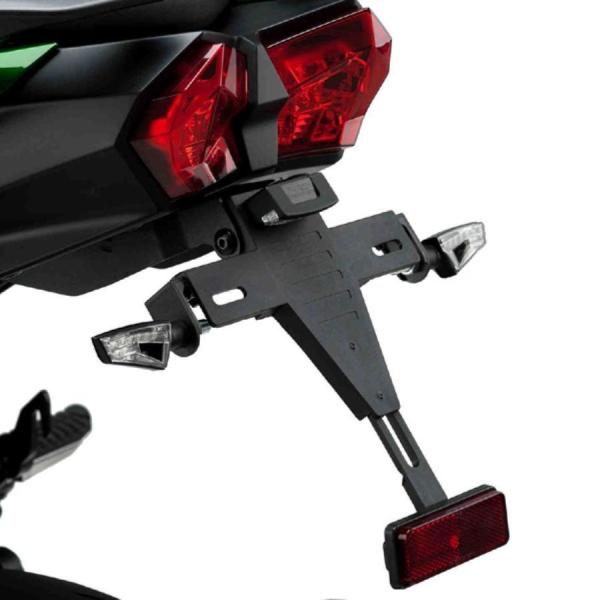 Puig(プーチ) ライセンスサポート ブラック スチール NINJA H2 SX SE フェンダー...