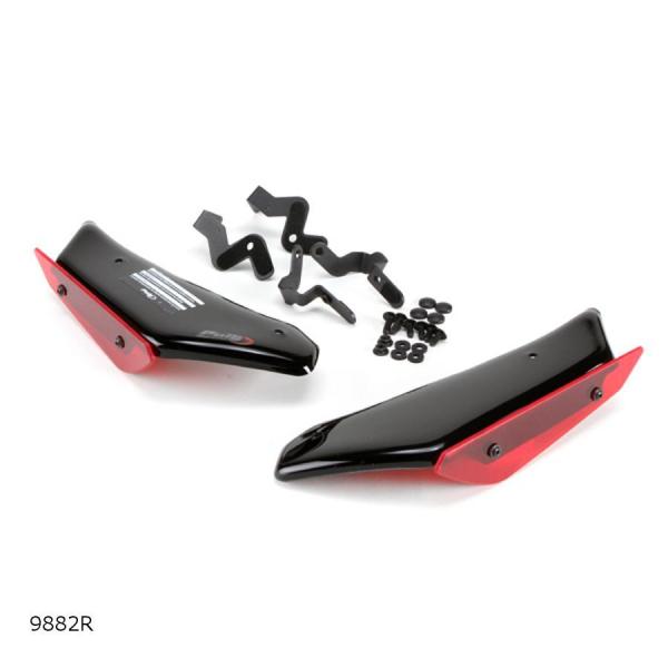 Puig(プーチ) サイドダウンフォーススポイラー レッド ZX-10R RR SE KRT REP...