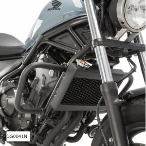 H2C（エイチツーシー） エンジンガード スチール ブラック REBEL250