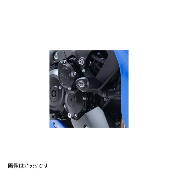 R&amp;G (アールアンドジー) エアロクラッシュプロテクター ホワイト GSX-S1000 ABS R...