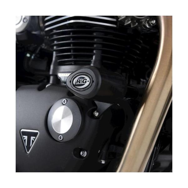 R&amp;G (アールアンドジー) エアロクラッシュプロテクター ブラック TRIUMPH Speed T...