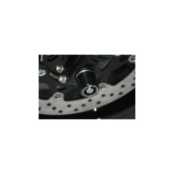 R&amp;G (アールアンドジー) フォークプロテクター ブラック BANDIT1250 ABS[バンディ...