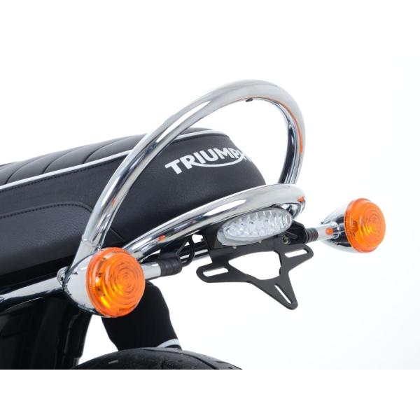R&amp;G (アールアンドジー) フェンダーレスキット ブラック TRIUMPH T120 Bonnev...