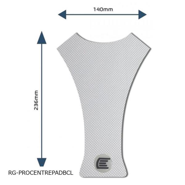 R&amp;G (アールアンドジー ) Eazi-Grip タンクグリップ:PRO:クリア Centre T...