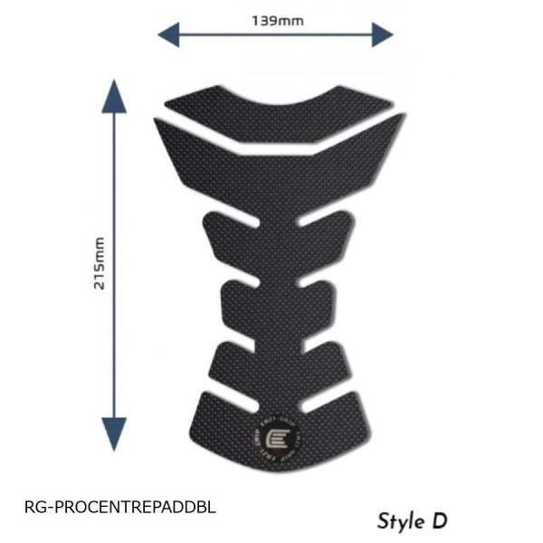 R&amp;G (アールアンドジー ) Eazi-Grip Tank Grips:PRO:ブラック COLO...