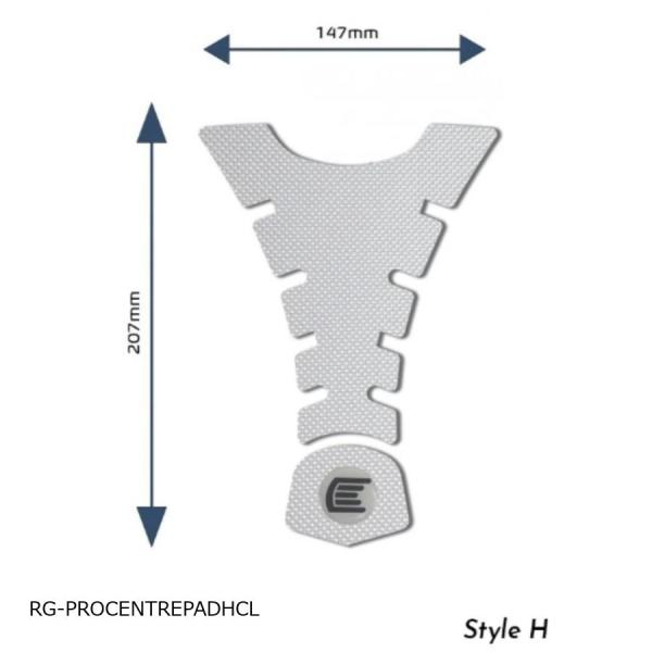 R&amp;G (アールアンドジー ) Eazi-Grip Tank Grips:PRO:クリア Desig...