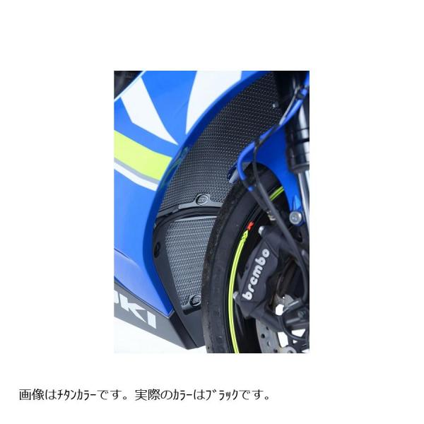 R&amp;G (アールアンドジー) ラジエター＆オイルクーラーガードセット ブラック GSX-R1000/...