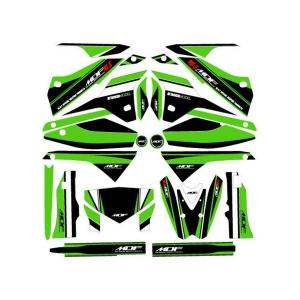 DトラッカーX 250用8−16年式 デカール 1台分 type80s-2 白