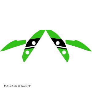 ステッカー Graphics Sticker Decal Kit for ZX11 Ninja 1100 Upper Tank Fairing
