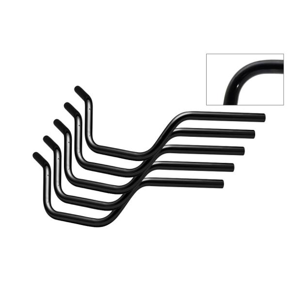 EFFEX (エフェックス) スーパーバーDaytona スチールブラック 汎用Type-3 （5本...