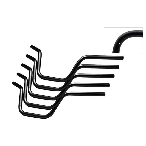 EFFEX (エフェックス) スーパーバーDaytona スチールブラック 汎用Type-7 （5本...