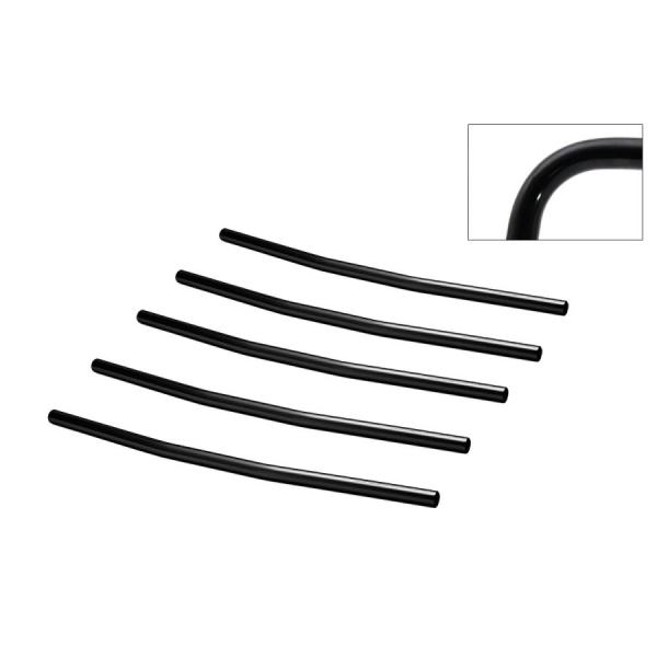 EFFEX (エフェックス) スーパーバーDrag スチールブラック 汎用Type-3 （5本セット...