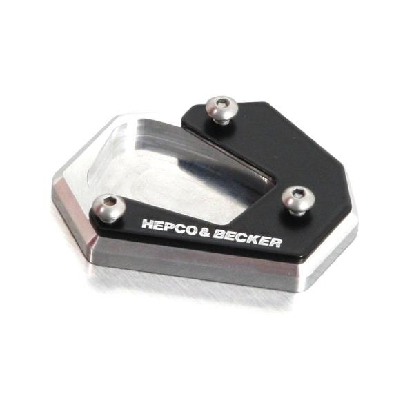 ヘプコ&amp;ベッカー サイドスタンドエンラージメント アルミニウム シルバー/ブラック VFR800X ...