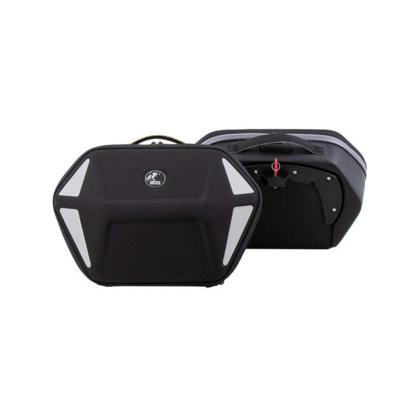 ヘプコ&amp;ベッカー サイドバッグ ロイスターネオ C-Bowサイドキャリア用 左右セット グレージップ...