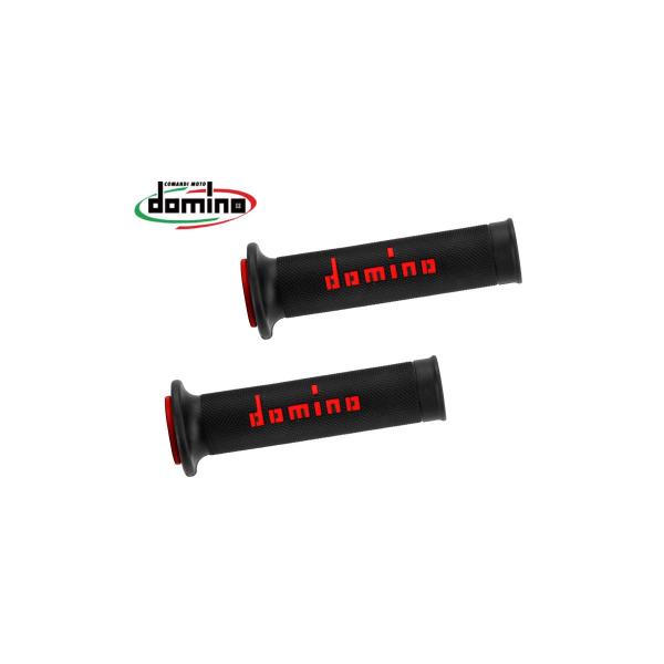 domino (ドミノ) グリップ レースタイプ ブラックXレッド A01041C4240