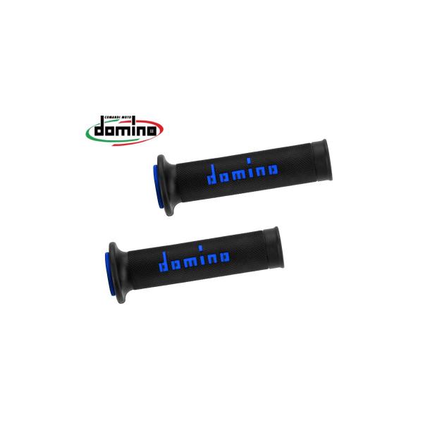 domino (ドミノ) グリップ レースタイプ ブラックXブルー A01041C4840