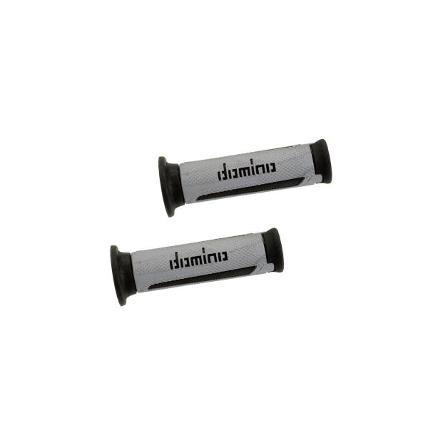 domino (ドミノ) グリップ ツーリスモタイプ シルバー×ブラック A35041C7059