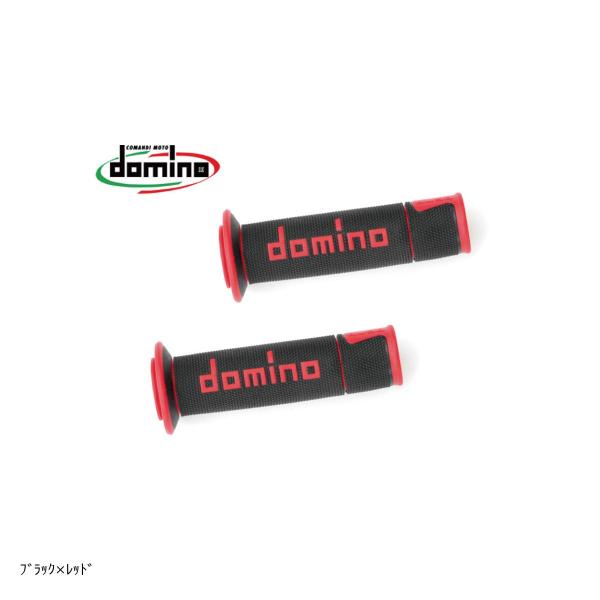domino (ドミノ) グリップ A450 レーシングタイプ ブラックxレッド A45041C42...