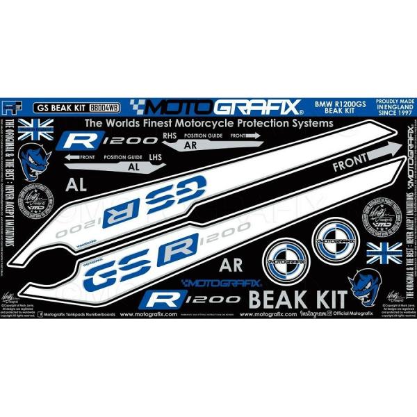 モトグラフィックス BEAK PROTECTION KIT BMW R1200GS 17-18 MT...