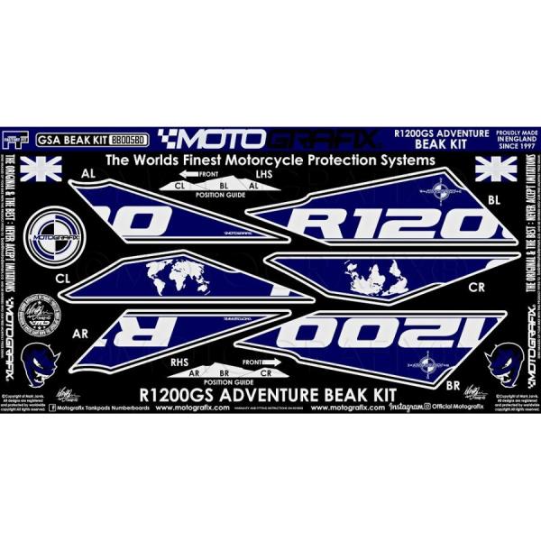 モトグラフィックス BEAK PROTECTION KIT BMW R1200GS Adventur...