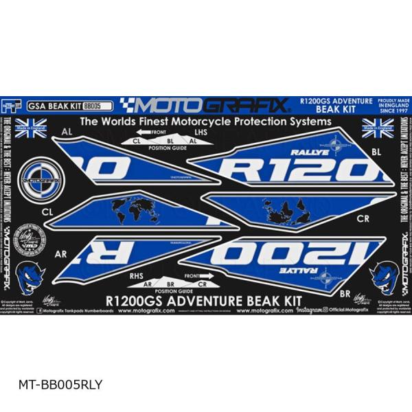 モトグラフィックス Beak Protection Kit R1200GS Adventure/Ra...
