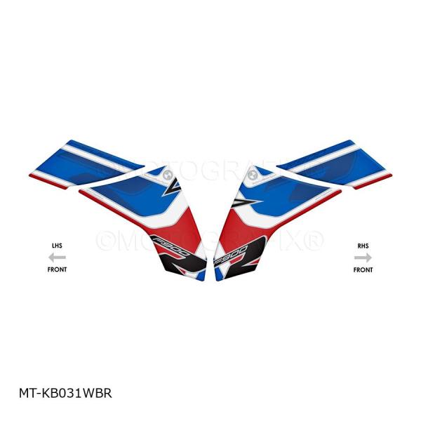 モトグラフィックス KNEE BODY PAD F900R MT-KB031WBR