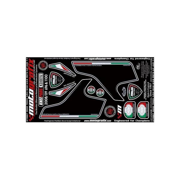 モトグラフィックス ボディパッド KNEE 696/796/1100 08- MT-KD001U