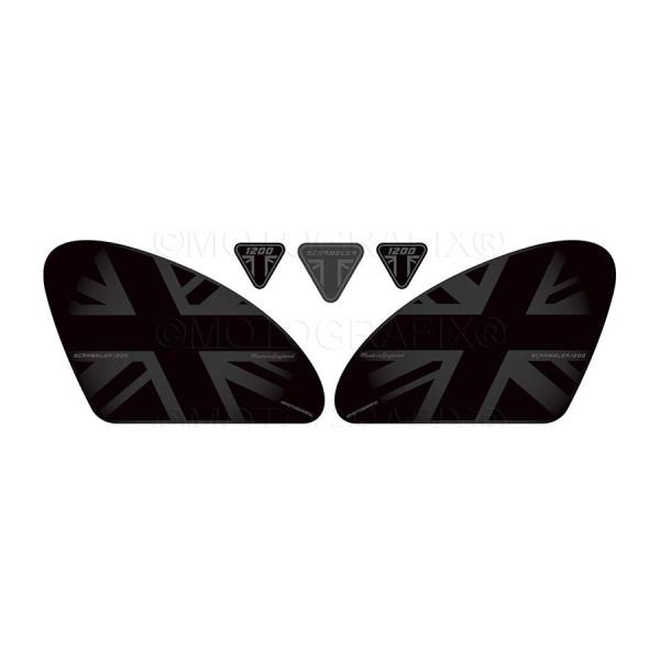 モトグラフィックス ボディパッド KNEE TRIUMPH Scrambler1200 19-21 ...