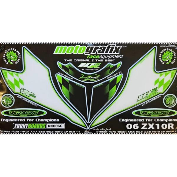 モトグラフィックス フロント ボディパッド ZX-10R NINJA MT-NK006G