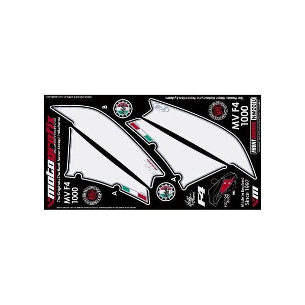 モトグラフィックス ボディパッド FRONT F4 750/F4 1000 99- MT-NM001...