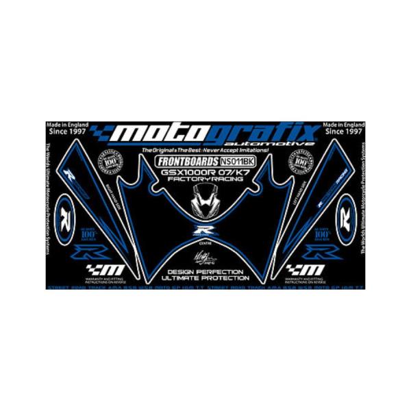 モトグラフィックス ボディパッド FRONT GSX-R1000 K7/K8(07-08) MT-N...