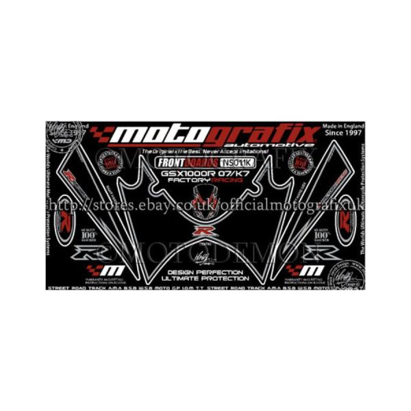 モトグラフィックス ボディパッド FRONT GSX-R1000 K7/K8(07-08) MT-N...