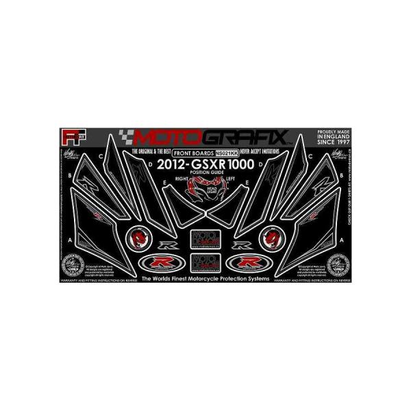 モトグラフィックス ボディパッド FRONT GSX-R1000 L2(12- MT-NS021KK