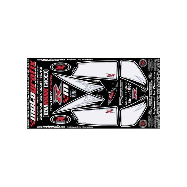 モトグラフィックス ボディパッド REAR GSX-R1000 K5/K6(04-06 MT-RS0...