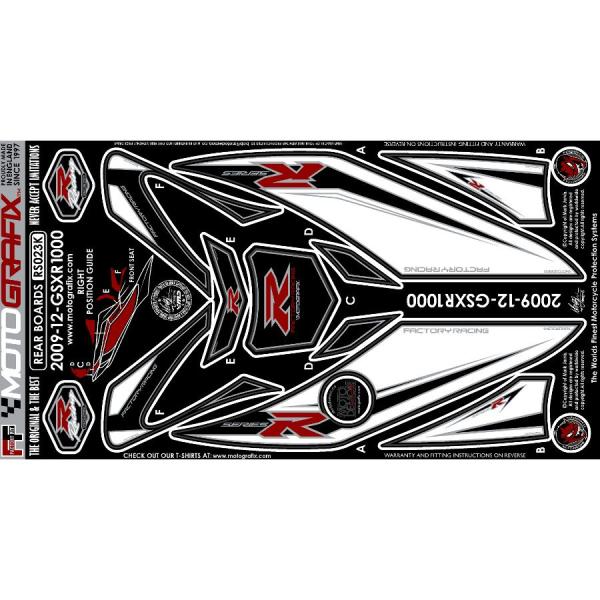モトグラフィックス ボディパッド REAR GSX-R1000 L2(12- MT-RS023K