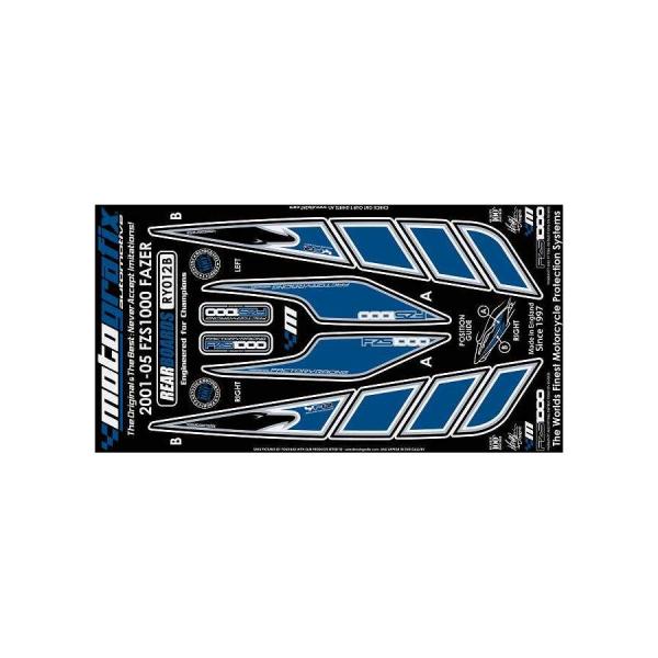 モトグラフィックス ボディパッド REAR FZS 1000 FAZER 01-05 MT-RY01...