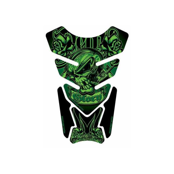 モトグラフィックス タンクパッド グリーン STREET QUADPAD MT-ST073G