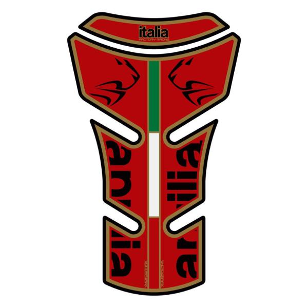 モトグラフィックス タンクパッド レッド APRILIA 750 Shiver SL-GT 07-1...